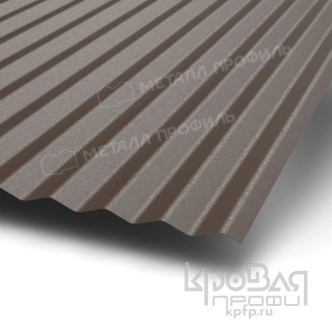 Профилированный лист МП-18х1100-A (VALORI-20-DarkBrown-0,5) фото 1