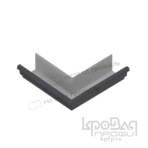 Угол желоба наружный 120х86 (ПЭ-01-7024-0.5) фото 1