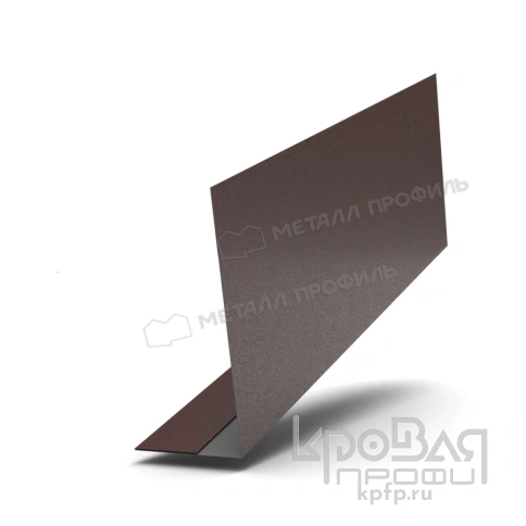 Планка карнизного свеса 250х50х3000 (VikingMP E-20-8019-0.5) фото 1