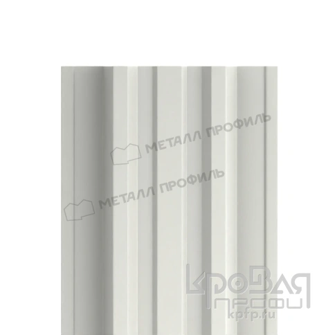 Штакетник металлический МП TRAPEZE-T 16,5х118 (ПЭ-01-9010-0.45) фото 1