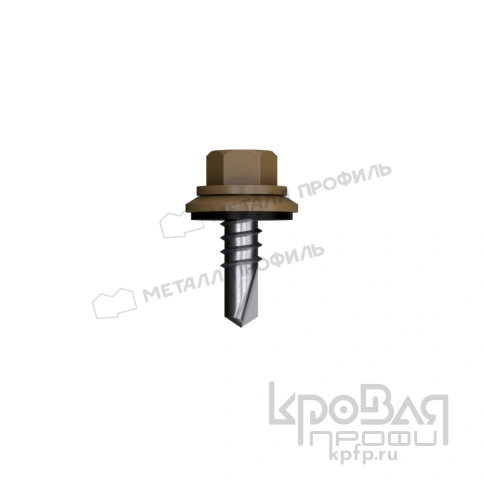 Саморез 5,5х19 ROOFRetail RAL1011 (коричнево-бежевый) фото 1