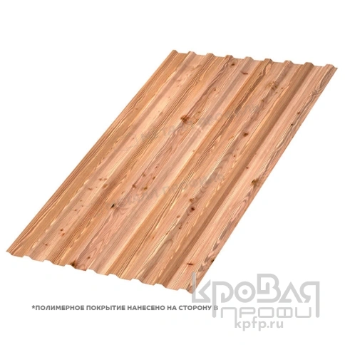Профилированный лист МП-20х1100-R (ECOSTEEL_T-01-Кедр-0,5) фото 1