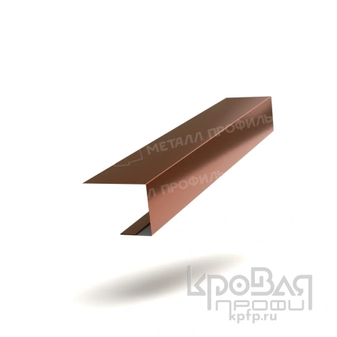 Планка завершающая FASTCLICK 50х38х3000 (PURMAN-20-Argillite-0.5) фото 1