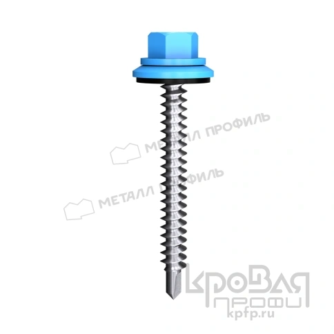 Саморез 4,8х70 ROOFRetail RAL5015 (небесно-синий) фото 1