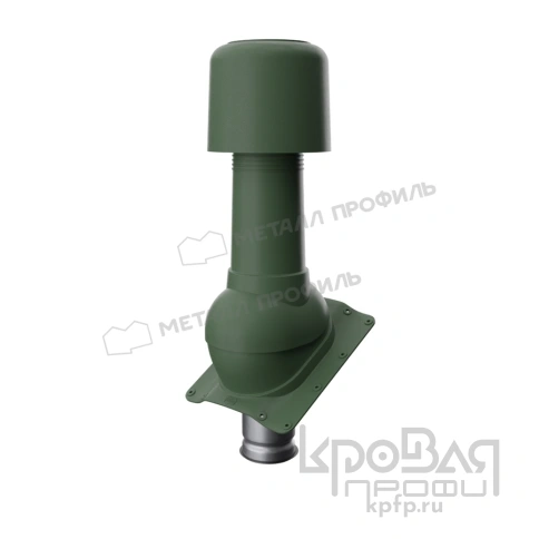 Выход вентиляции изолированный MAXI TURBO 125/160 Монтекристо (зеленый) фото 1