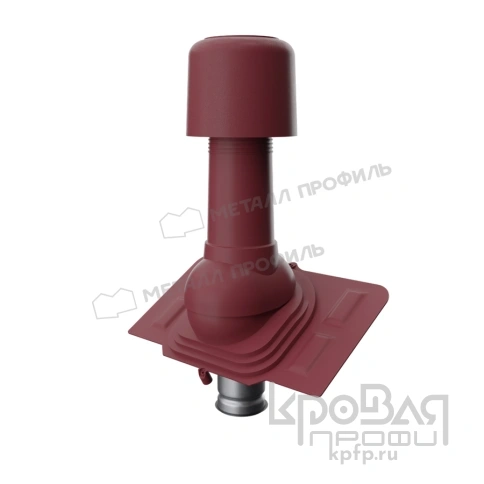 Выход вентиляции изолированный MAXI TURBO 125/160 универсальный (красный) фото 1