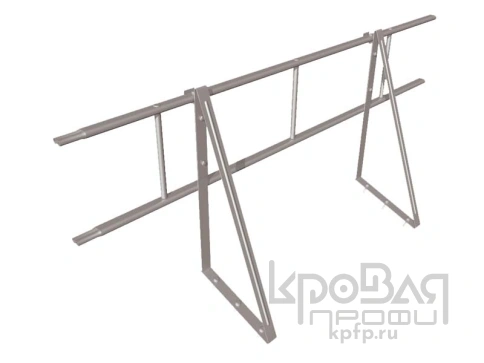 Ограждение кровельное ОК-h600х1860 мм (7012) фото 1