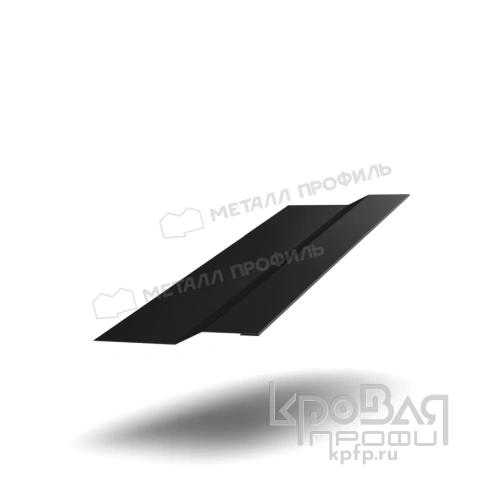 Планка крепежная FASTCLICK 7х30х2000 NormanMP (ПЭ-01-9005-0.5) фото 1