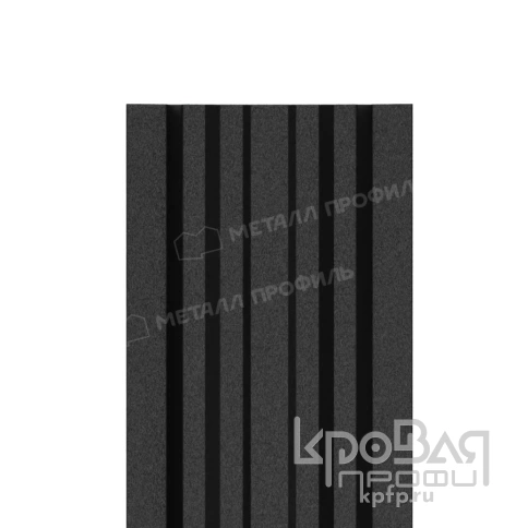Штакетник металлический МП LАNE-T 16,5х99 (VikingMP E-20-9005-0.5) фото 1