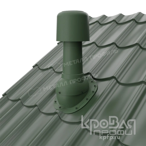 Выход вентиляции изолированный MAXI TURBO 125/160 Ламонтерра (зеленый) фото 2