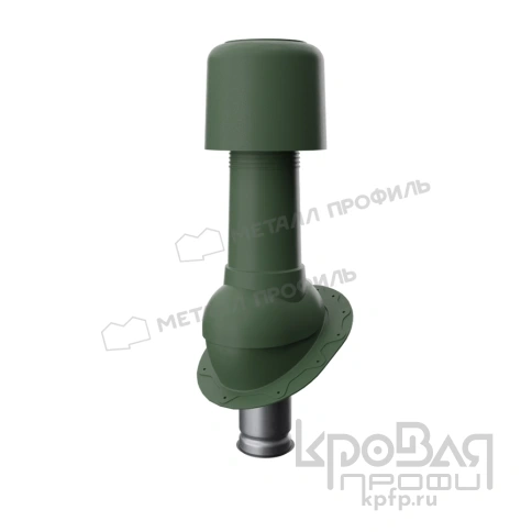 Выход вентиляции изолированный MAXI 125/160 Плоская кровля (зеленый) фото 1