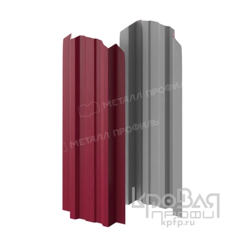 Штакетник металлический МП LАNE-O 16,5х99 (ПЭ-01-3005-0.45) фото 2