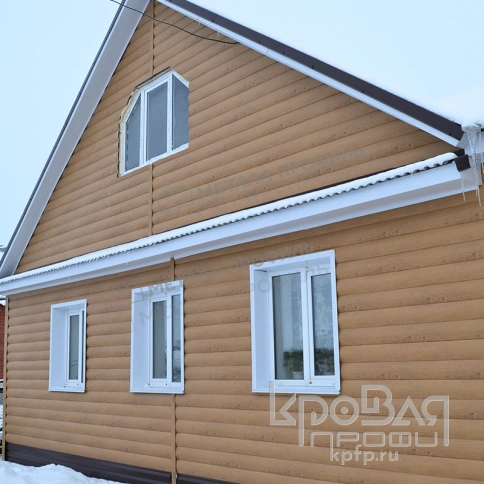 Сайдинг Woodstock-28х330 (ECOSTEEL_MA-01-Сосна-0.5) фото 6