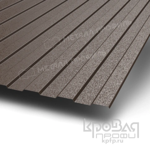 Профилированный лист С-8х1150-A (VALORI-20-DarkBrown-0,5) фото 1