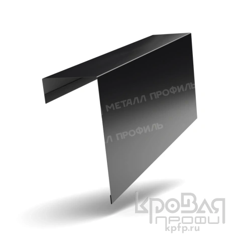 Планка торцевая фасадная FASTCLICK 139х65х3000 (PURMAN-20-9005-0.5) фото 1