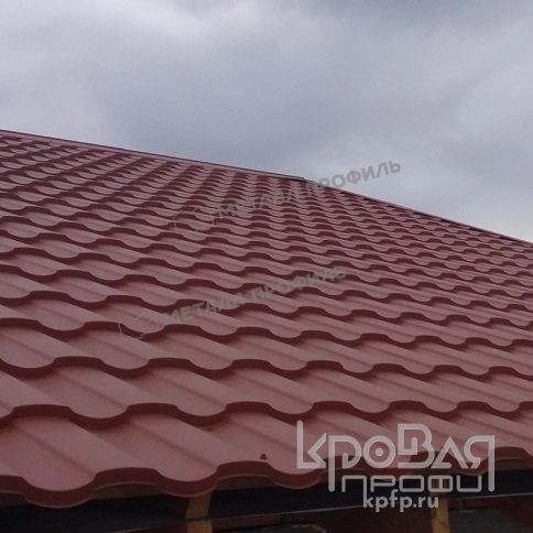 Металлочерепица МП Монтекристо-XL (PURETAN-20-8017-0.5) фото 6