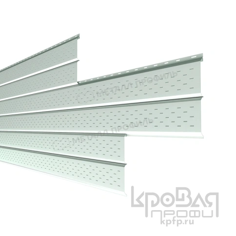 Софит перфор. Lбрус-XL-14х335 NormanMP (ПЭ-01-9003-0.5) фото 1