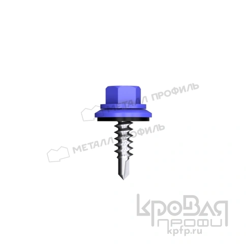 Саморез 4,8х28 ROOFRetail RAL5002 (ультрамарин) фото 1