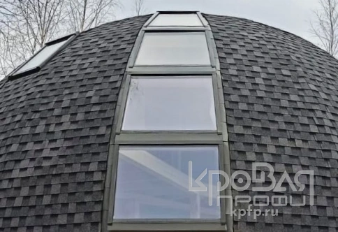 Трапециевидное окно для купола. Глухое 0,58м2 фото 1