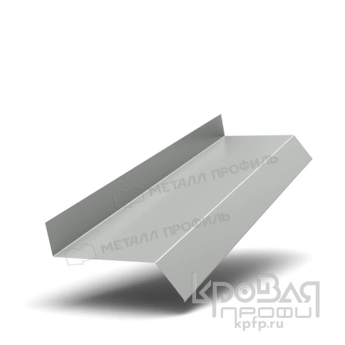 Планка отлива цоколя 50х20х2000 NormanMP (ПЭ-01-9003-0.5) фото 1