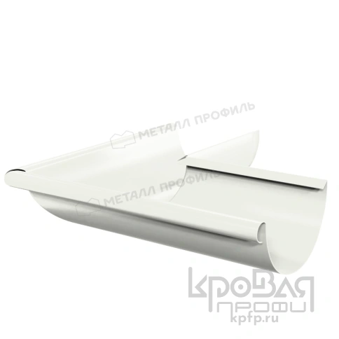 Угол желоба наружный D125х90 градусов GS (ВПЭД-03-9010-0.6) фото 1