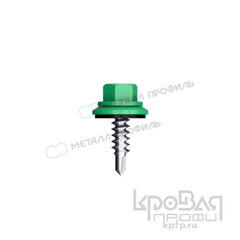 Саморез 4,8х28 ROOFRetail RAL6029 (зеленая мята) фото 1