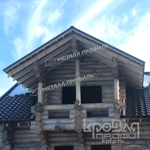 Металлочерепица МП Монтерроса-ML NormanMP (ПЭ-01-3011-0.5) фото 3