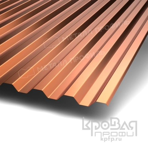 Профилированный лист С-21х1000-A (AGNETA_Д-20-Copper-0,5) фото 1