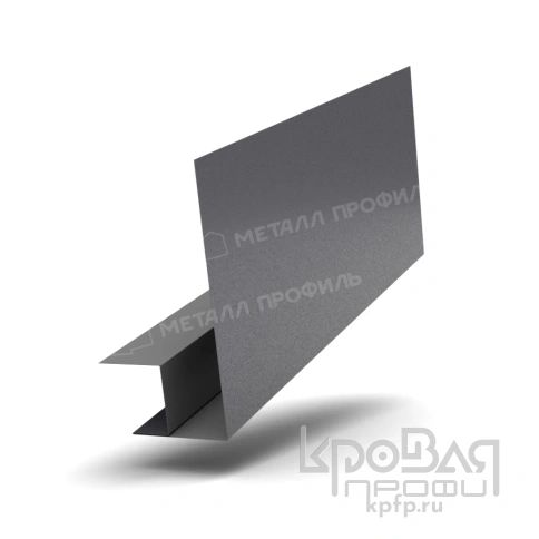 Планка откоса сложная FASTCLICK 175х34х3000 (VALORI-20-Grey-0.5) фото 1