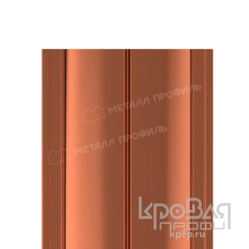 Штакетник металлический МП ELLIPSE-T 19х126 (PURMAN-20-Argillite-0.5) фото 1