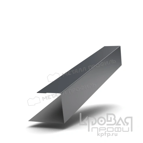 Планка J-профиль Woodstock 25х30х3000 NormanMP (ПЭ-01-7024-0.5) фото 1