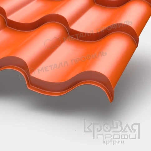 Металлочерепица МП Монтерроса-X NormanMP (ПЭ-01-2004-0.5) фото 1