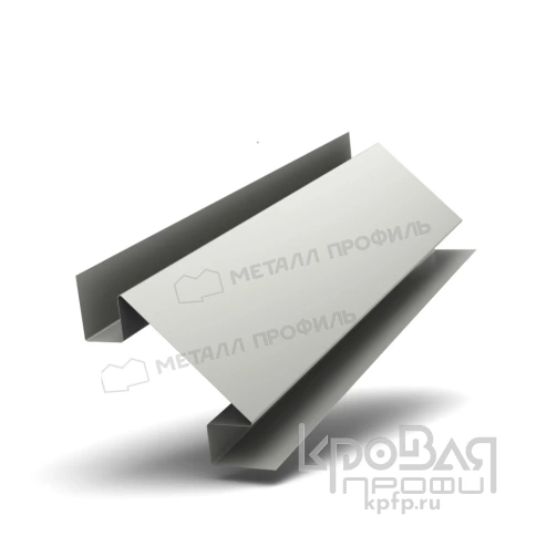 Планка угла внутреннего сложного 75х3000 (ПЭ-01-9002-0.5) фото 1