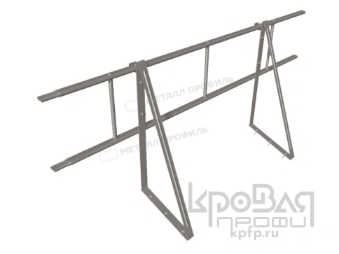 Ограждение кровельное ОК-h600х1860 мм (9006) фото 2