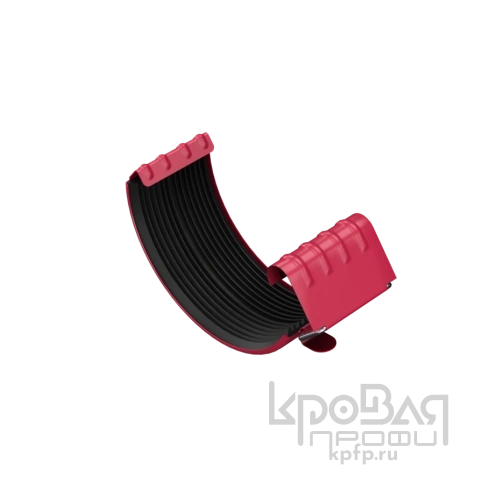 Соединитель желоба МЕТАЛЛ ПРОФИЛЬ Foramina PUR D125 Ral 3005 фото 1