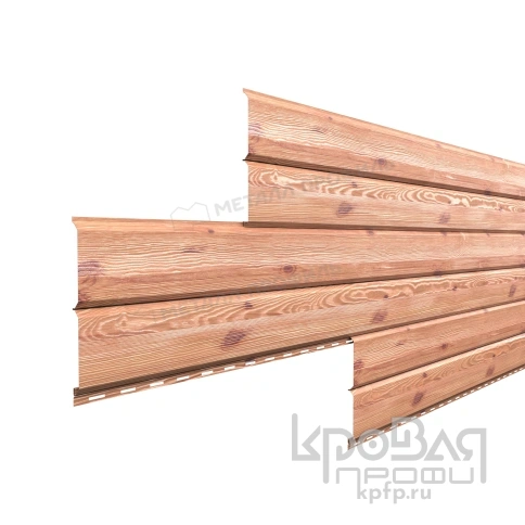 Сайдинг МЕТАЛЛ ПРОФИЛЬ Lбрус-15х240 (ECOSTEEL_T-12-Золотой Орех-0.45) фото 2
