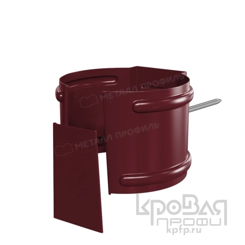 Держатель трубы (на кирпич) МЕТАЛЛ ПРОФИЛЬ Foramina PUR D100 Ral 3005 фото 1