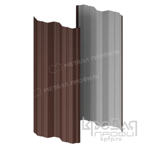 Штакетник металлический МП М-111-Т (VikingMP-01-8017-0.45) фото 1