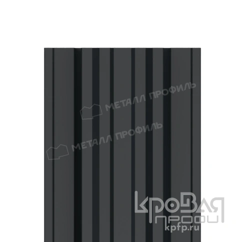 Штакетник металлический МП TRAPEZE-T 16,5х118 NormanMP (ПЭ-01-7016-0.5) фото 1