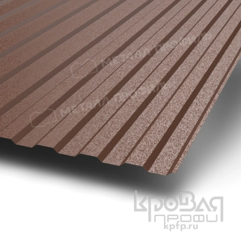 Профилированный лист МП-10х1100-B (VALORI-20-Brown-0,5) фото 1