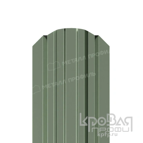 Штакетник металлический МП LАNE-O 16,5х99 (PURMAN-20-Tourmalin-0.5) фото 1