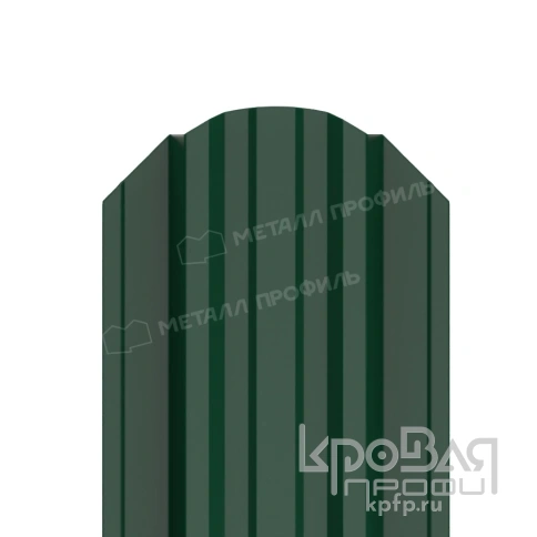 Штакетник металлический МЕТАЛЛ ПРОФИЛЬ TRAPEZE-O 16,5х118 (ПЭД-01-6005\6005-0.45) фото 1