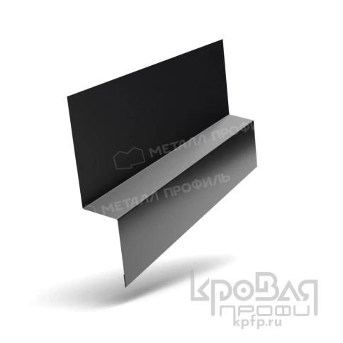 Планка начальная FASTCLICK 55х30х3000 NormanMP (ПЭ-01-9005-0.5) фото 1