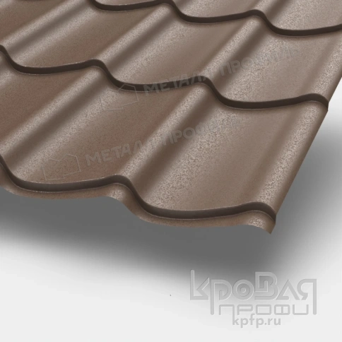 Металлочерепица МП Ламонтерра-XL (VALORI-20-OxiBеige-0.5) фото 1