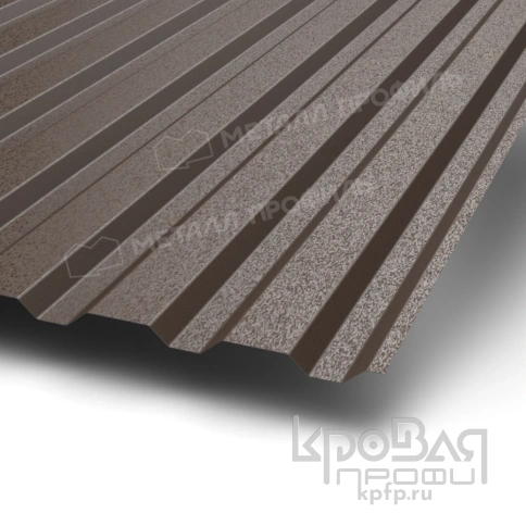 Профилированный лист МП-20х1100-A (VALORI-20-DarkBrown-0,5) фото 1