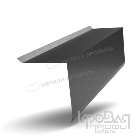 Планка торцевая 135х145х2000 (VikingMP-01-9005-0.45) фото 1