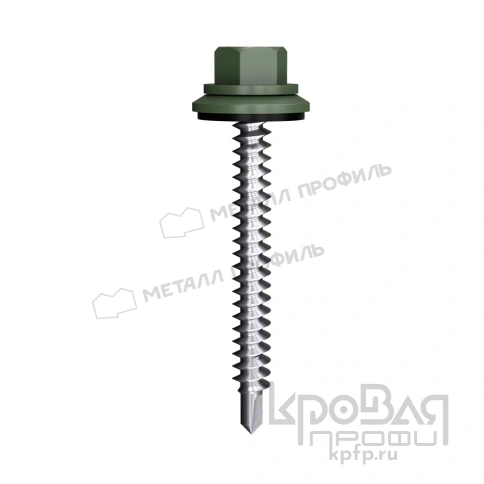 Саморез 4,8х70 ROOFRetail RAL6007 (бутылочно-зеленый) фото 1