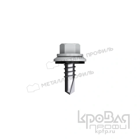 Саморез 5,5х19 ROOFRetail RAL7004 (серый) фото 1