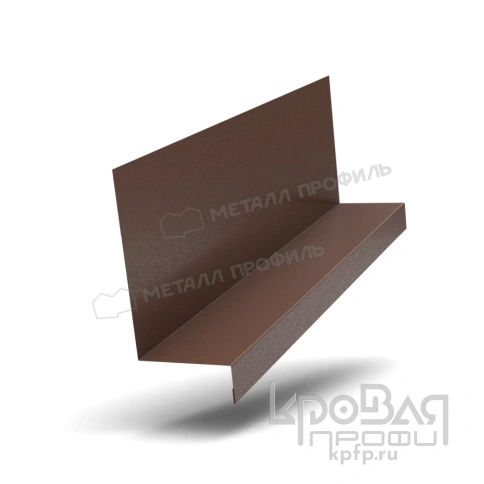 Планка примыкания боковая FASTCLICK 150х65х2000 (VALORI-20-Brown-0.5) фото 1