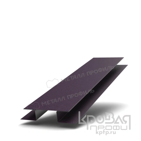 Планка стыковочная сложная 75х3000 (VALORI-20-Violet-0.5) фото 1